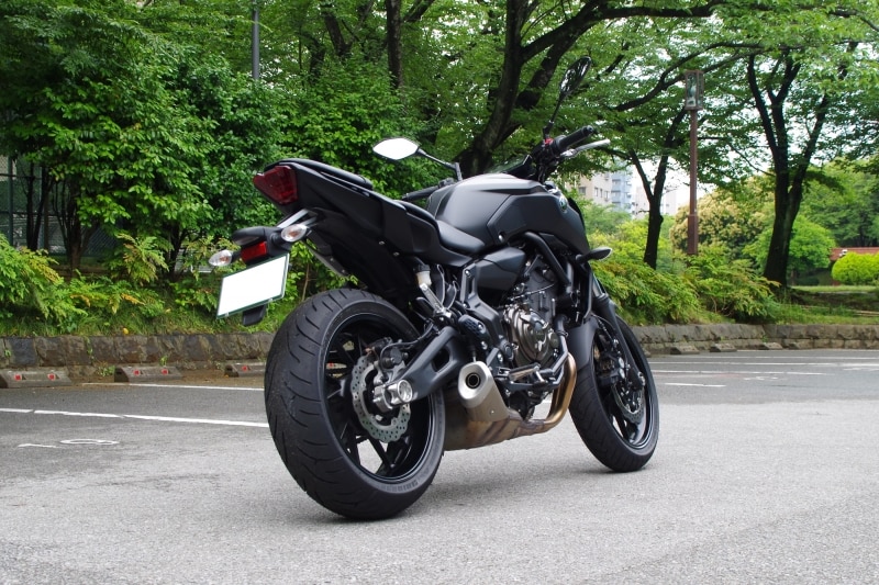 MT-07undefined2018年モデルundefinedリアビュー