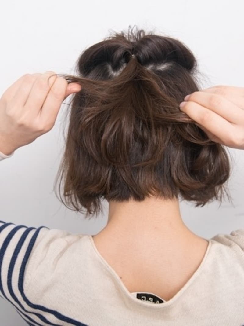 くるりんぱのコツ 基本から応用までのやり方 ヘアアレンジ All About くるりんぱのコツ 基本から応用までのやり方 ヘアアレンジ All About