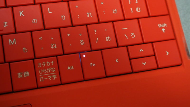 Fnキーロック状態