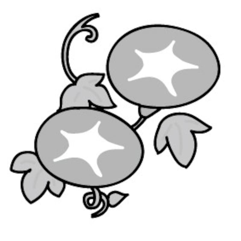 夏undefinedイラストundefinedかわいいundefinedフリーundefined無料undefined朝顔undefinedあさがおundefined白黒
