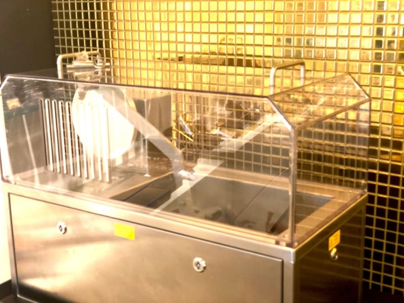 ブティック内にはコンチングマシーンが