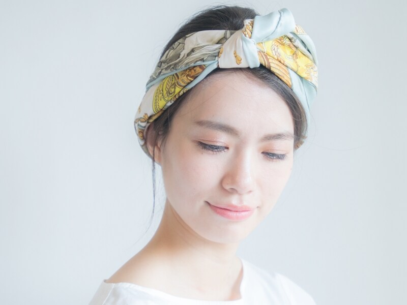 白髪が目立ちにくいヘアアレンジ