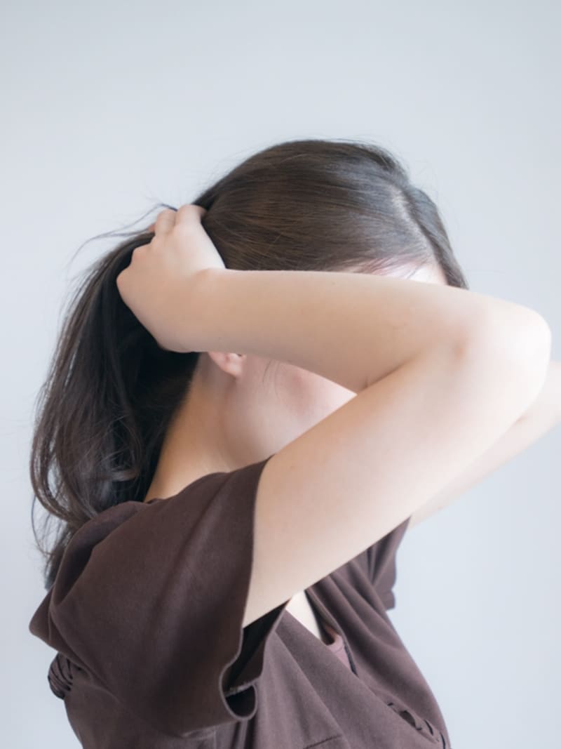 生え際にしっかりつけると短い毛が出てこない