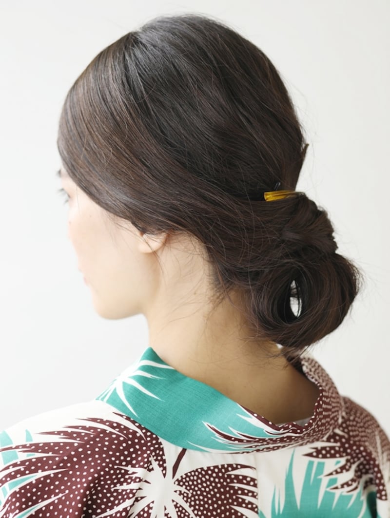 できるだけ低い位置で大きめの輪っかを作る