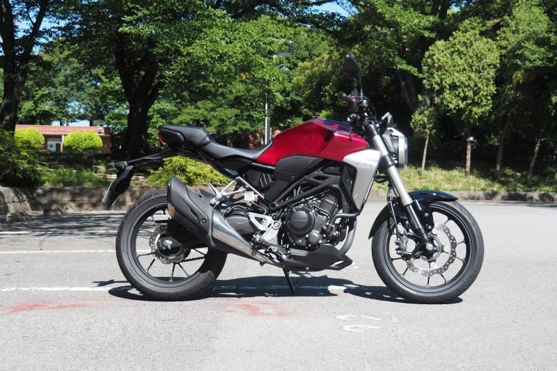 CB250Rサイドビュー