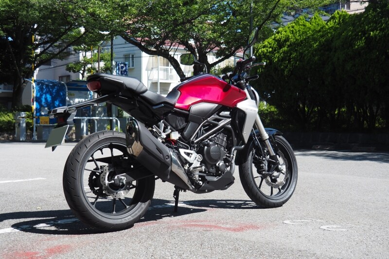 CB250Rリアビュー