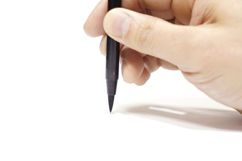 御朱印を書くイメージ画像