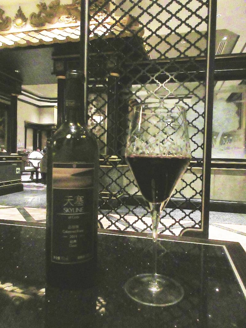 龍天門 Xinjiang Tiansai Vineyards Skyline of GOBI