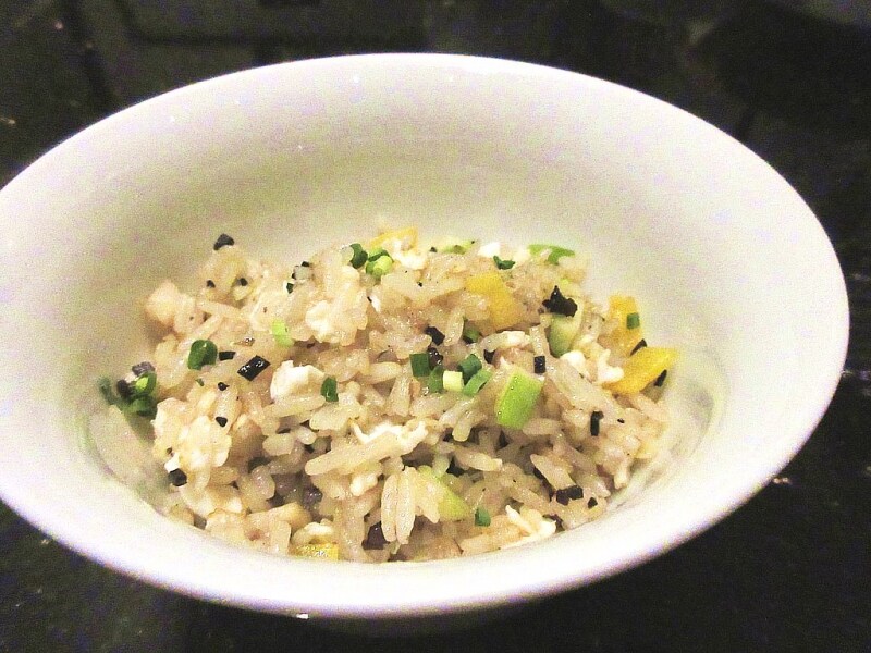 龍天門 卵白炒飯 トリュフ風味