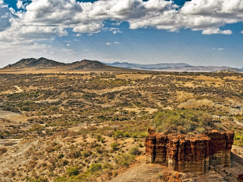 オルドヴァイ峡谷全景