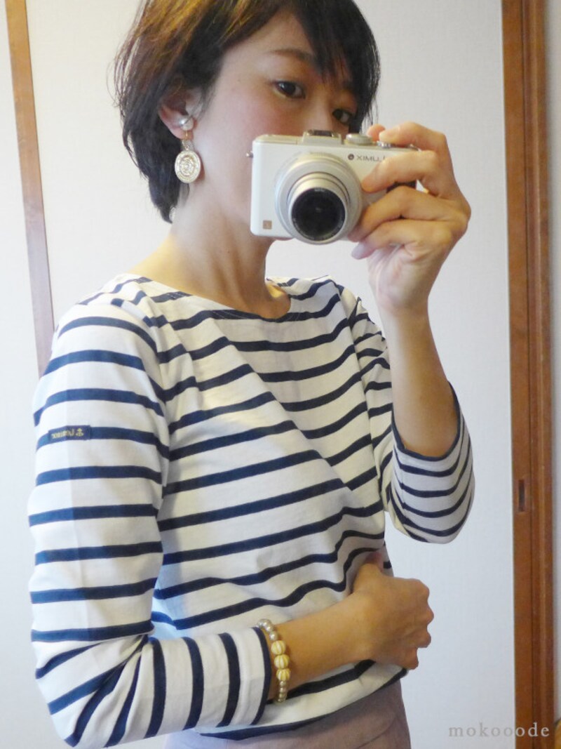 イヤリングでコーディネートに印象の変化をつける