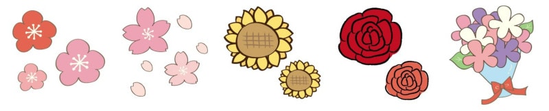 お花　イラスト　フリー　無料