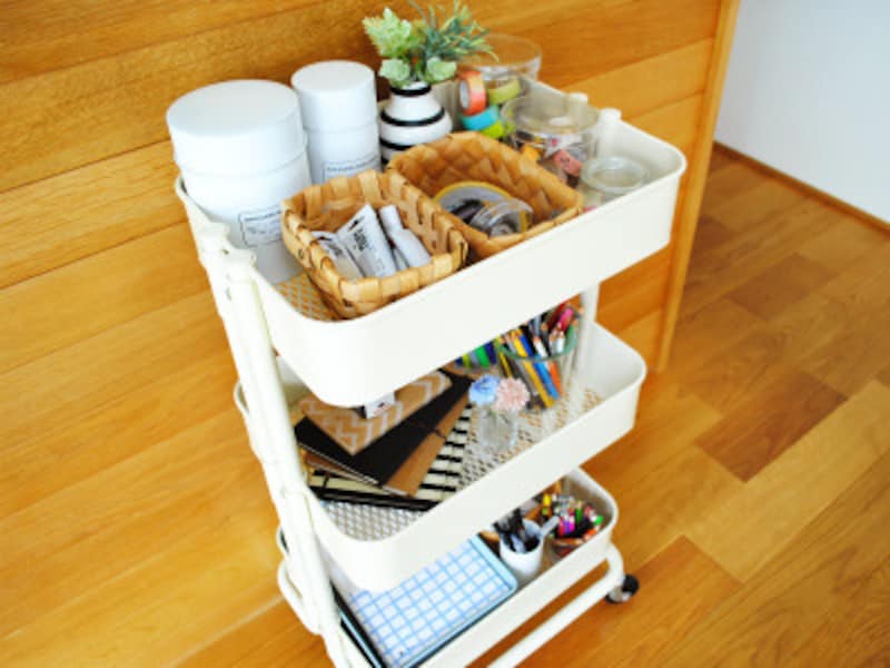 IKEAキッチンワゴンの収納力を検証