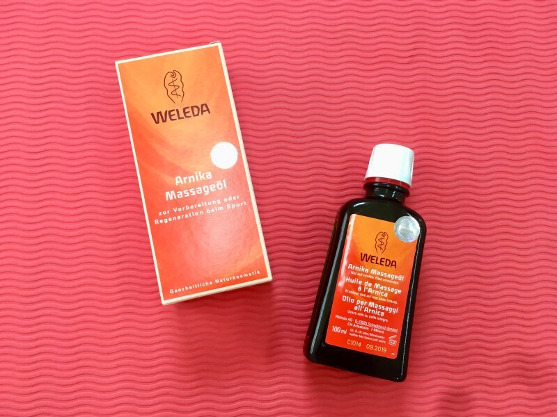アルニカオイルでアロママッサージ