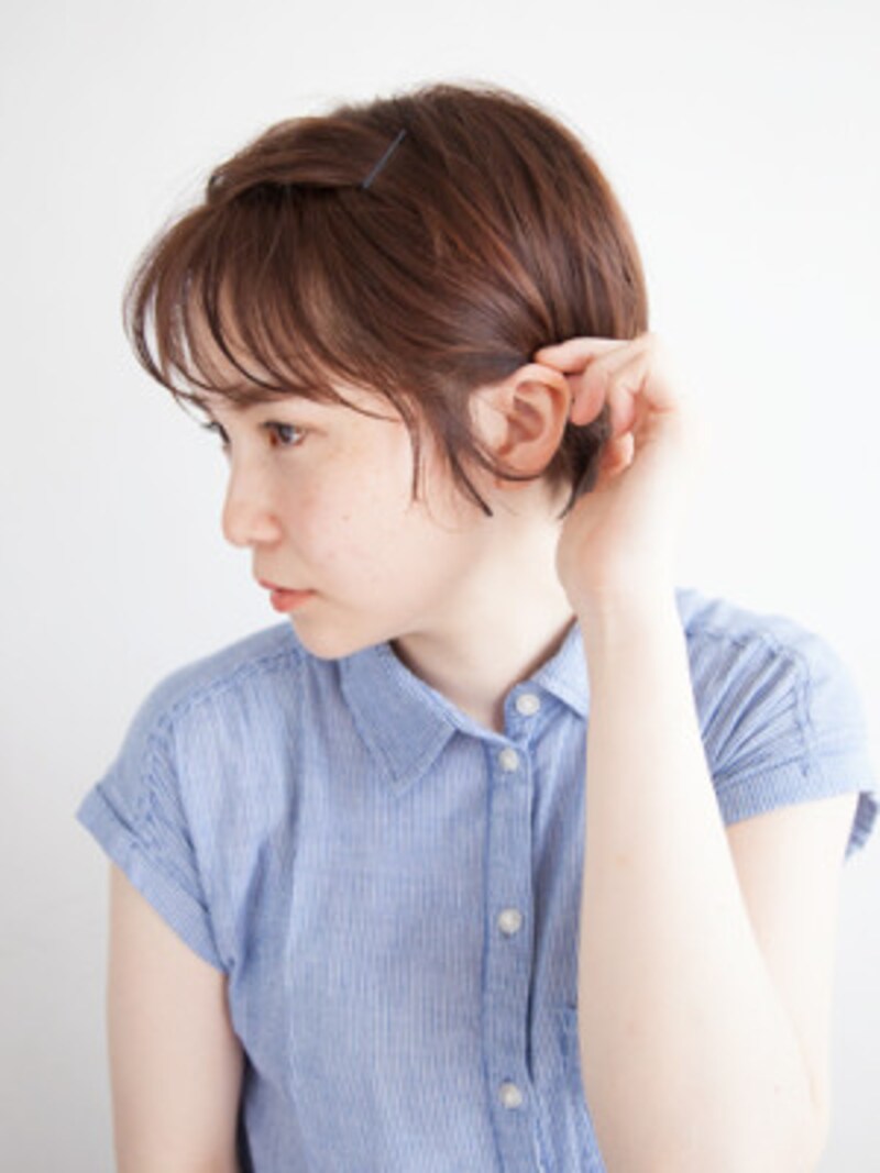 キャップで前髪がつぶれる 帽子の髪型におすすめ簡単ヘアアレンジ ヘアアレンジ All About