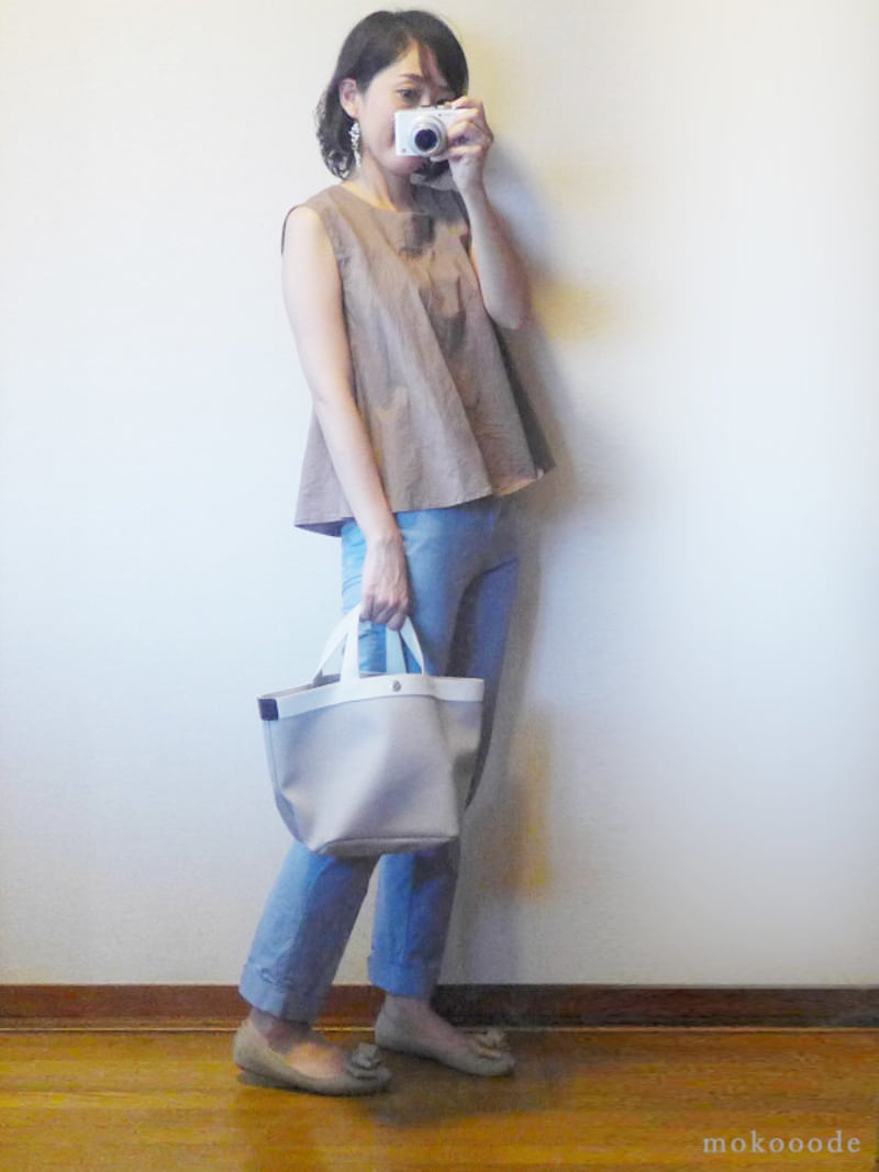 2012年ユニクロイネスのパンツを今年着用したコーデ