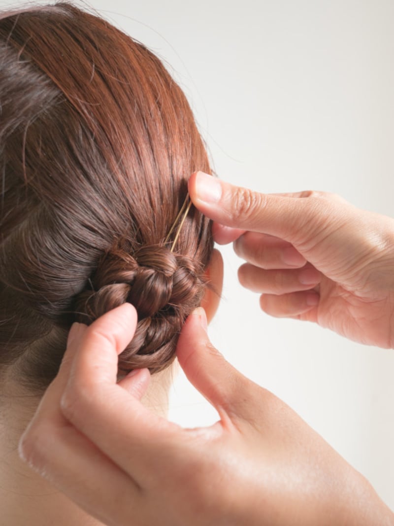 そのままアメピンを垂直に立てる