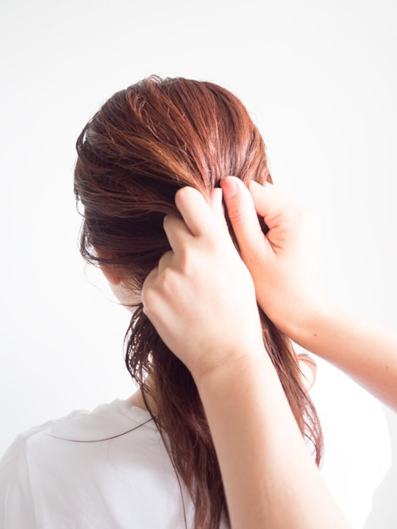 全体を軽くしっとりさせる