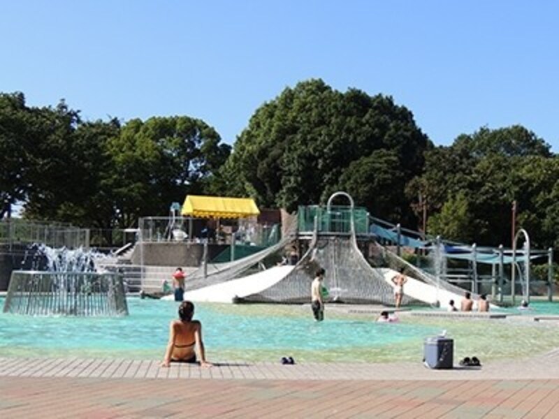 昭和記念公園の冒険プール