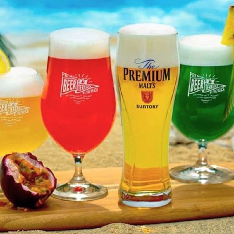 二子玉川ライズ ビアガーデンのプレミアムビール