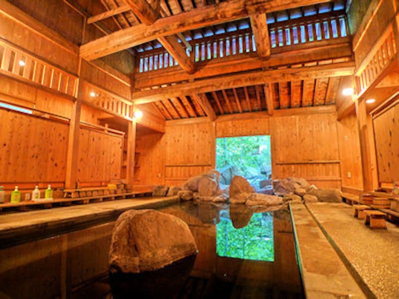 中房温泉の内湯