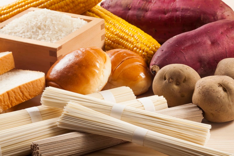 炭水化物を多く含む食品