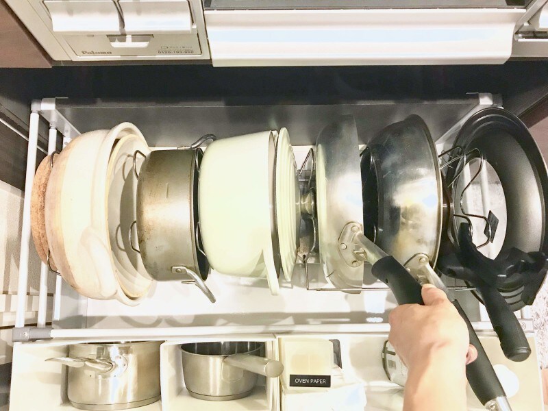 毎日使うフライパン・鍋だから、スッキリと使いやすく収納しましょう