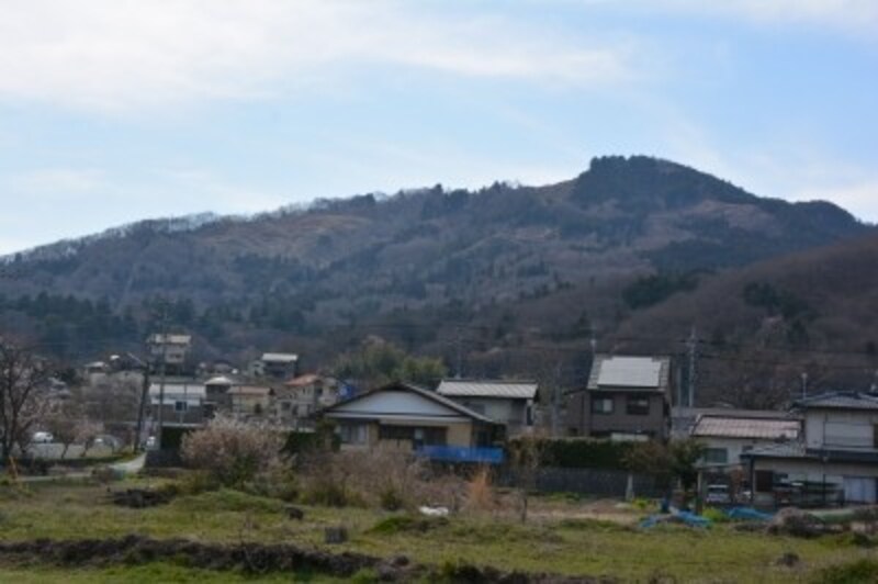 長瀞駅の西方に聳える伝説の山、宝登山