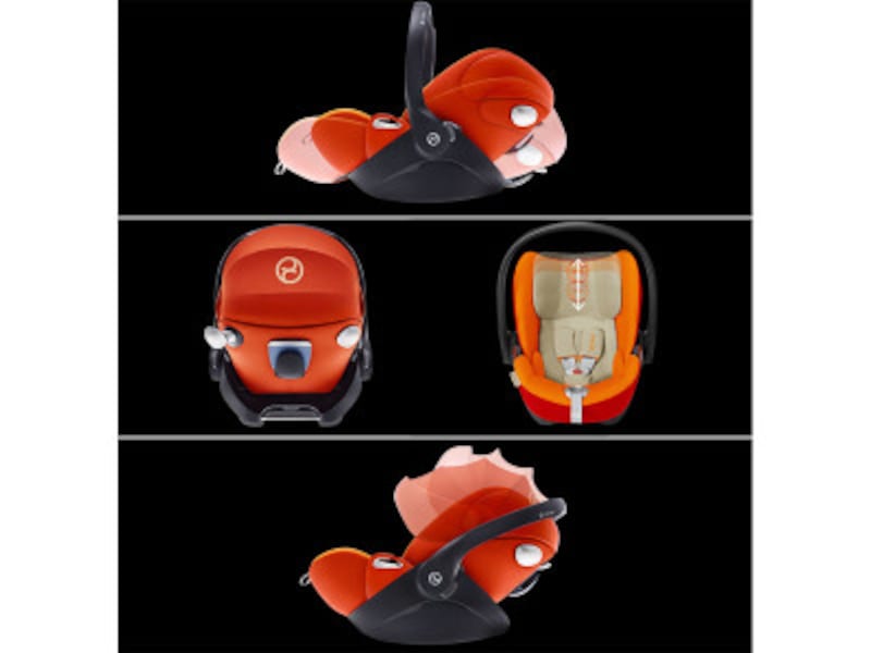 フラットシートに変形するマジカルベビーシート。安全性も装備も最上級