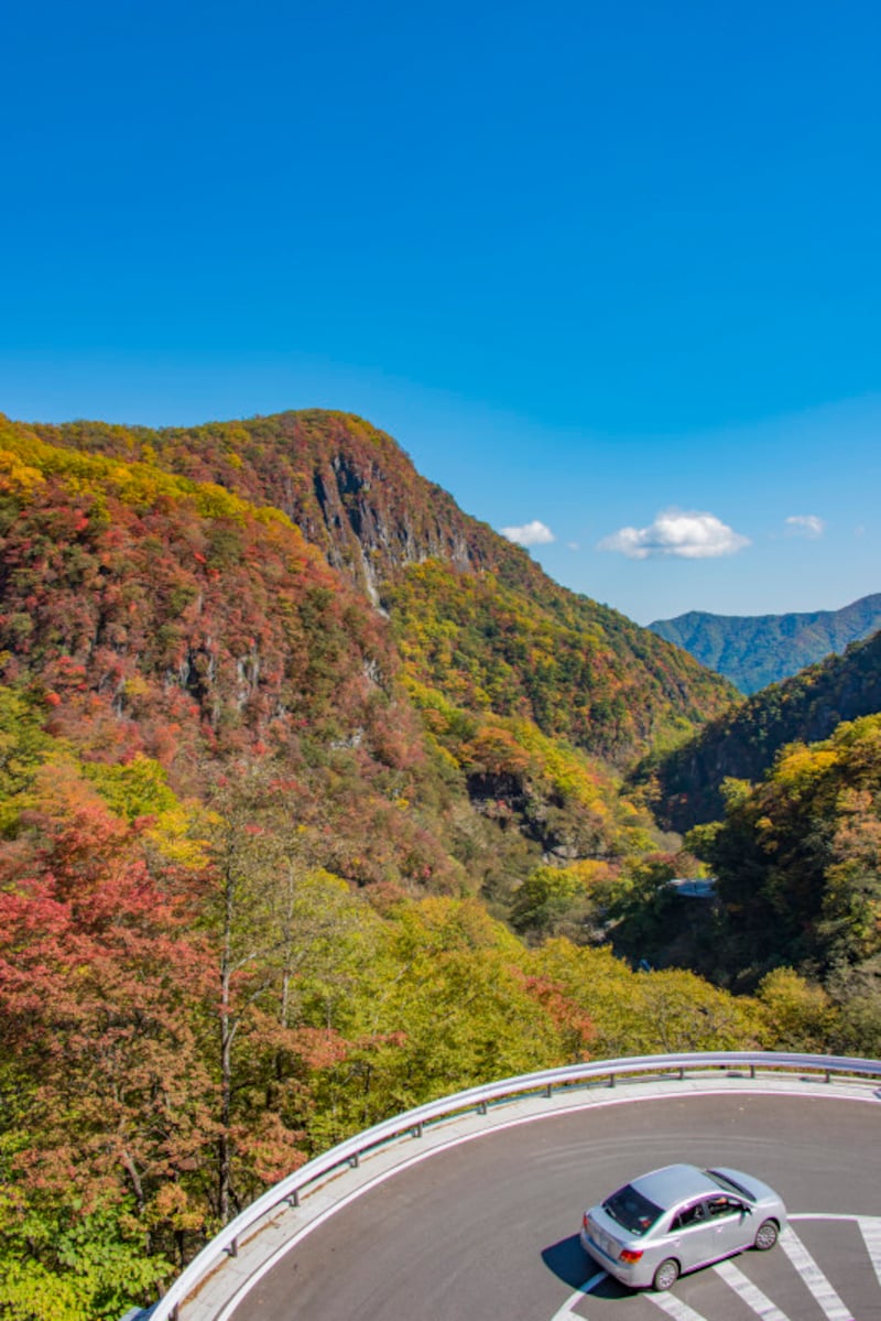 毎年大渋滞が発生する「いろは坂」