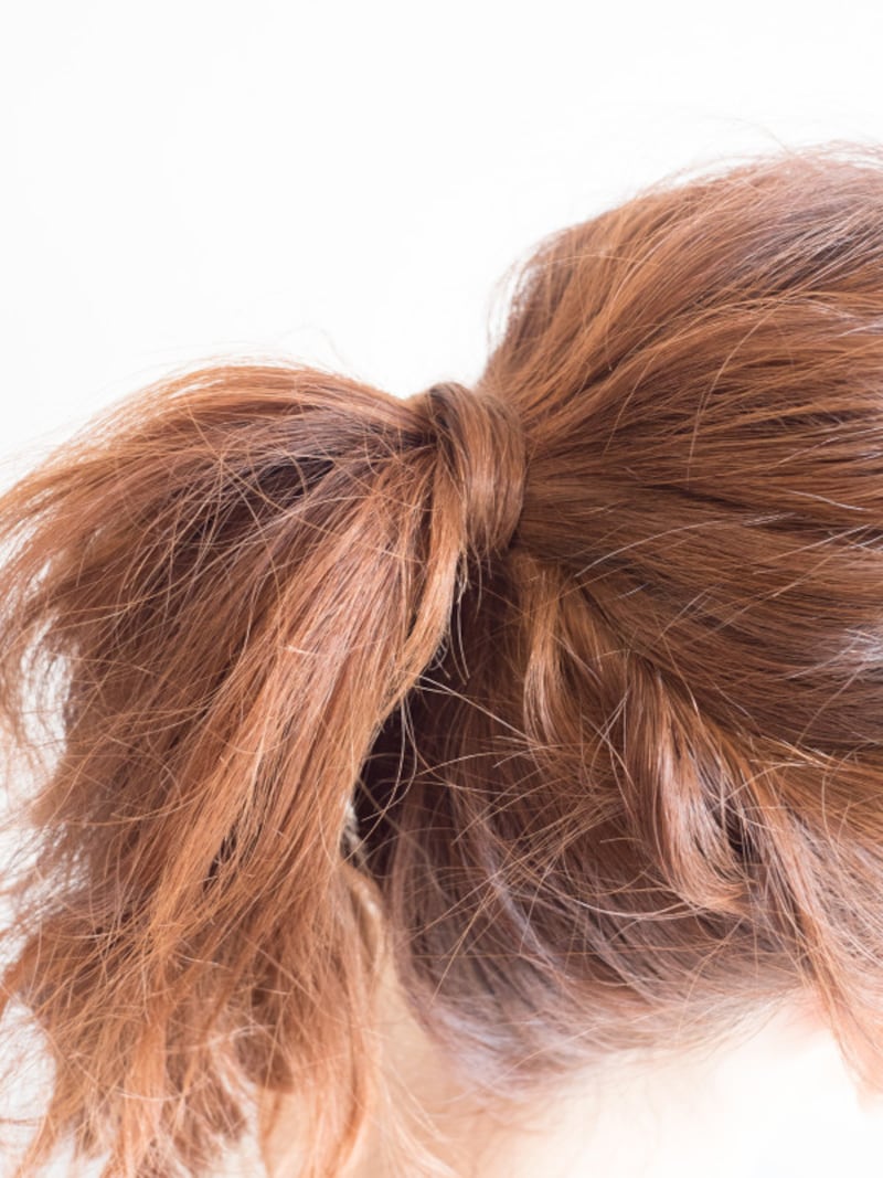 綺麗にゴムが隠れた状態