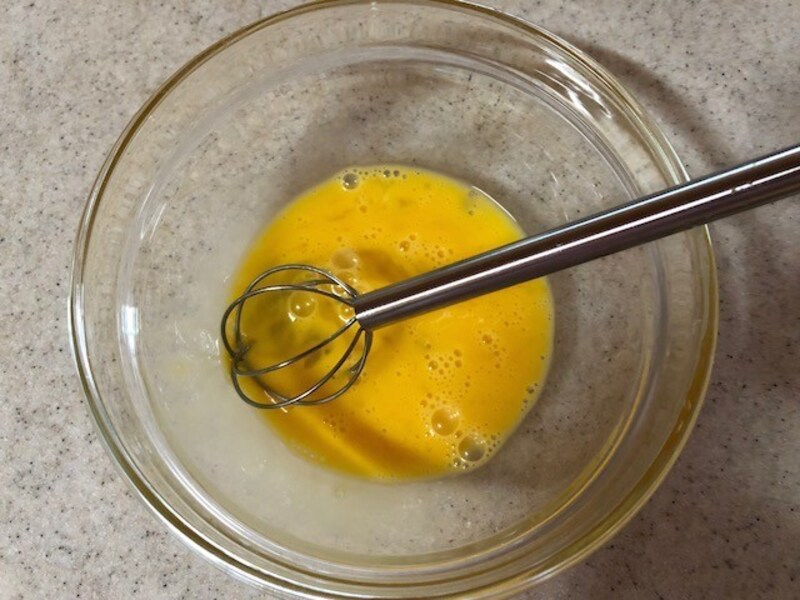 問題なく溶き卵が完成