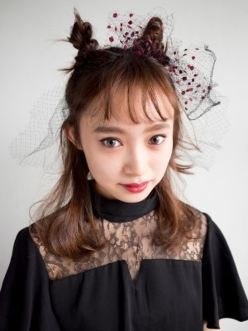 おしゃれでかわいらしい雰囲気のヘアアレンジ
