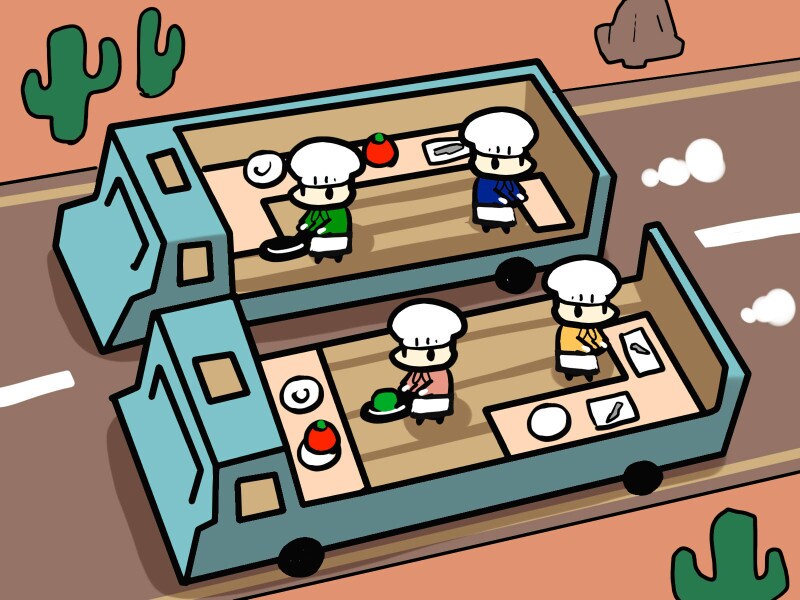 オーバークックの図