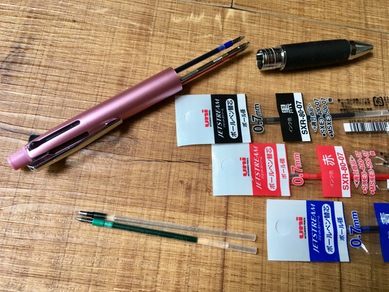 ジェットストリームのリフィル（替芯）