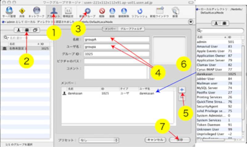 ワークグループマネージャ