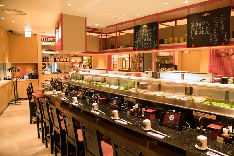 金沢まいもん寿司 上野 店内