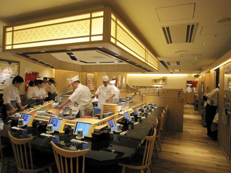 産直グルメ回転寿司 函太郎Tokyo 店内