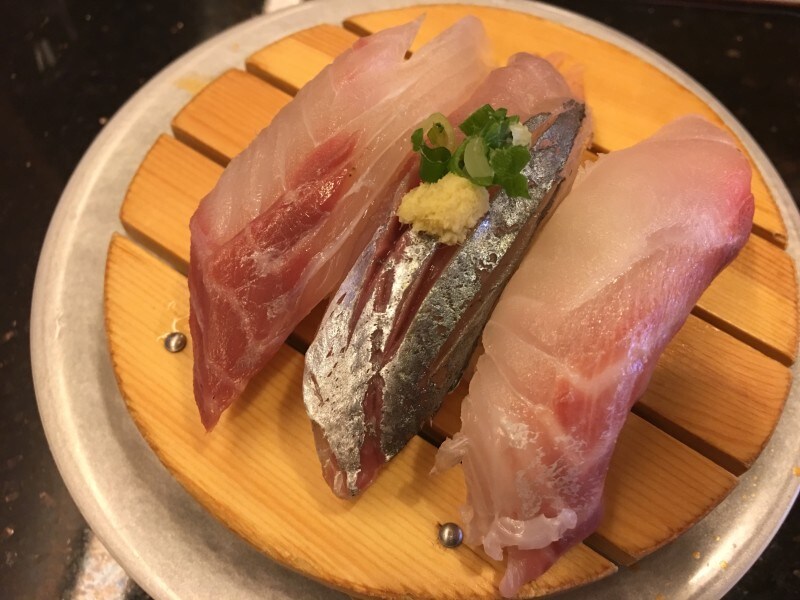 地魚三点盛り