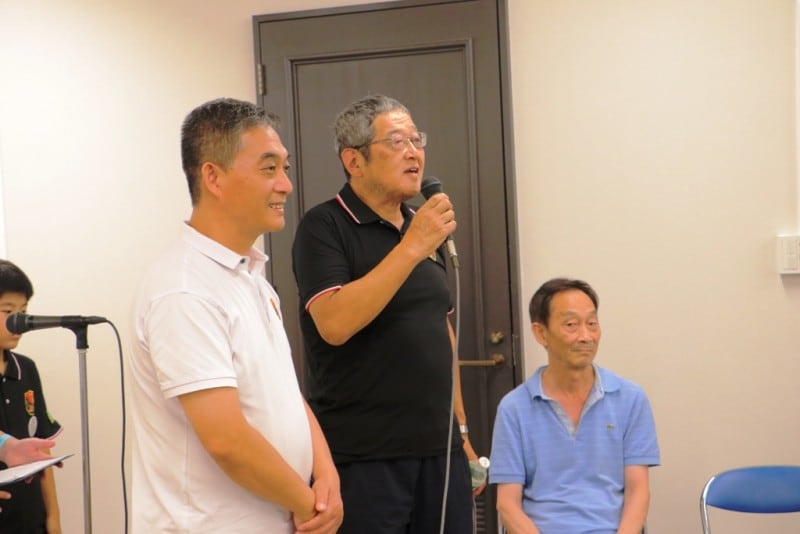 左：許氏、中央：恵下氏、右：李氏(北京の指導者）