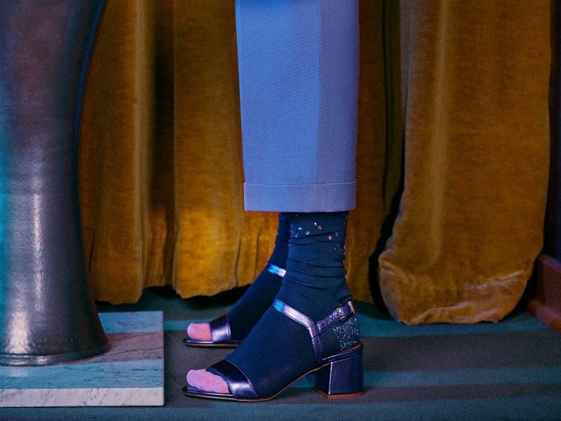 サンダル×靴下