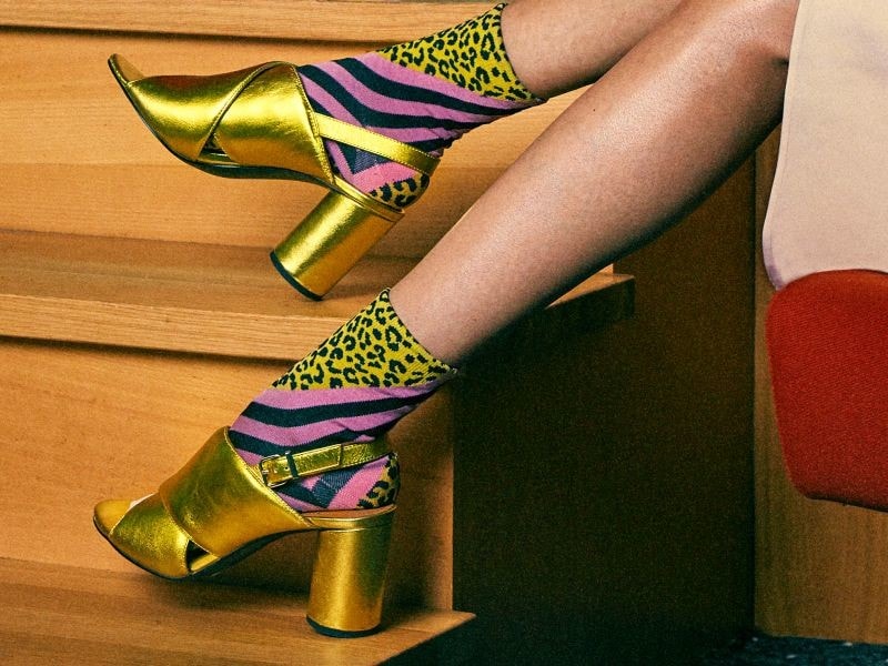 サンダル×靴下