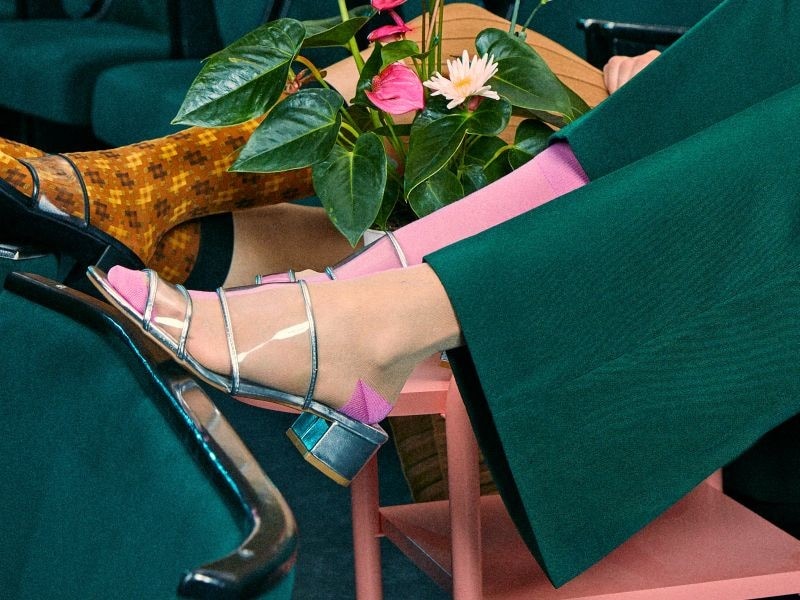 サンダル×靴下