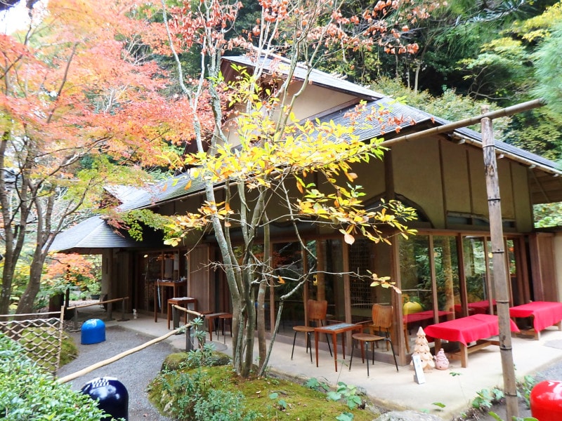 明月院境内のカフェ、月笑軒