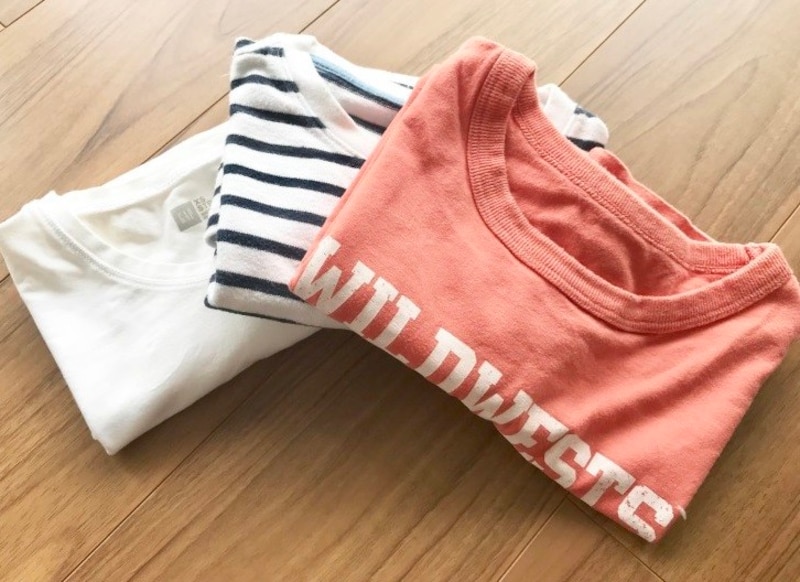 Tシャツの簡単キレイなたたみ方とは？ 