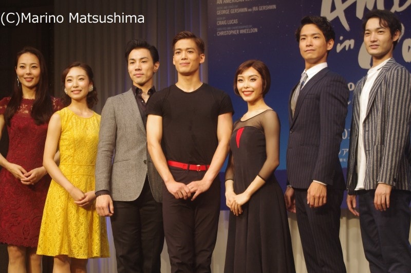 出演候補の皆さん。左から岡村美南さん、近藤合歓さん、松島勇気さん、酒井大さん、石橋杏実さん、小林唯さん、斎藤洋一郎さん(C)Marino Matsushima