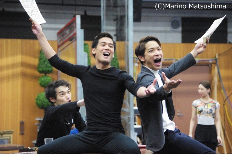 『パリのアメリカ人』稽古場取材会にて。(C)Marino Matsushima