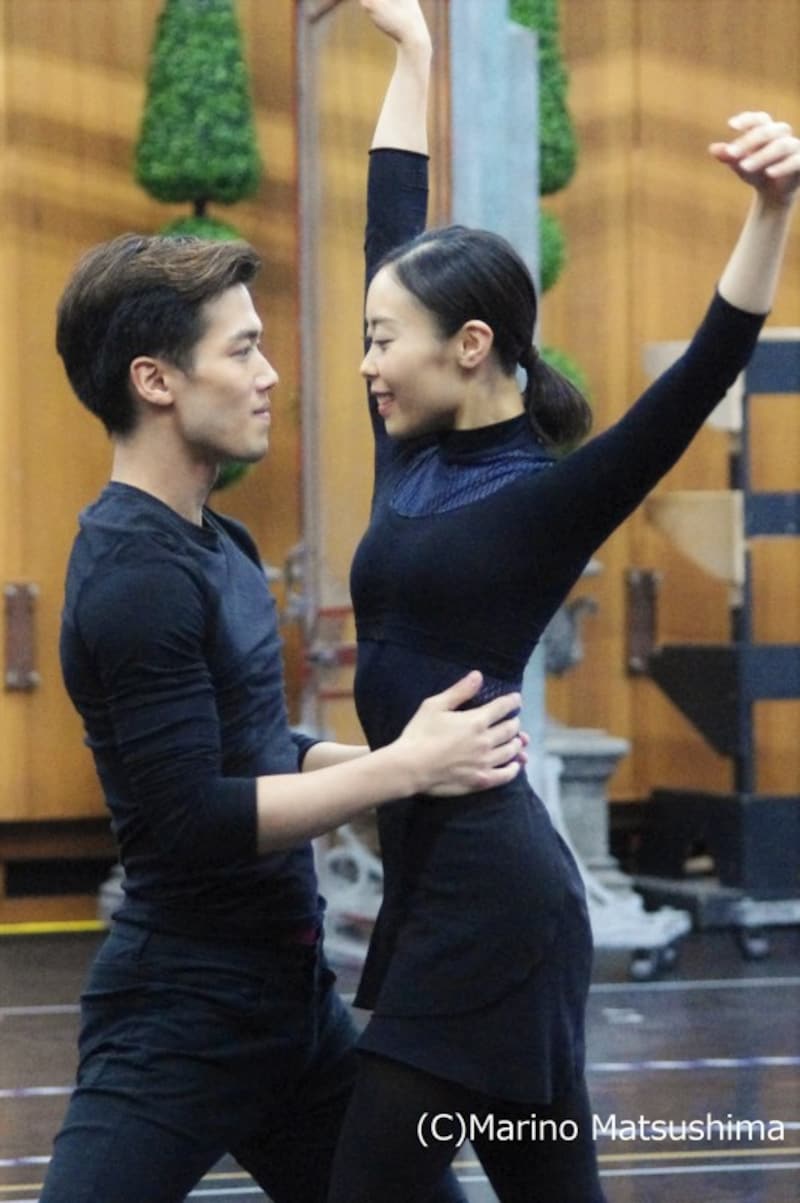 『パリのアメリカ人』稽古場取材会にて。(C)Marino Matsushima