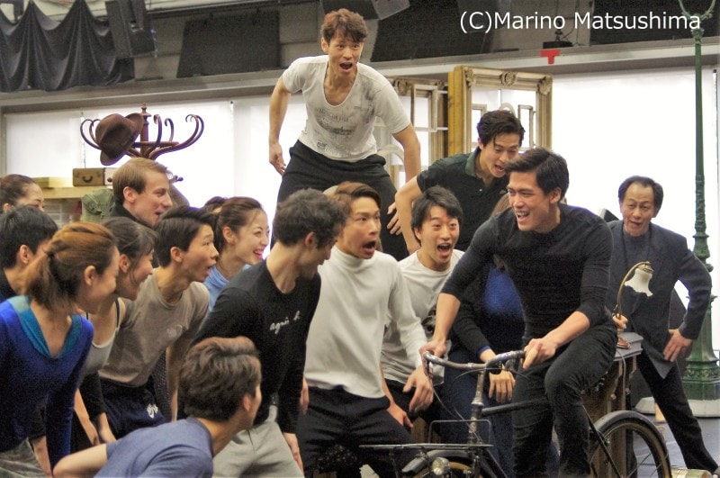 『パリのアメリカ人』稽古場取材会にて。(C)Marino Matsushima