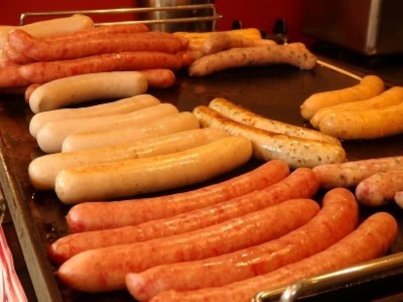 『インビス鎌倉』の焼きソーセージ